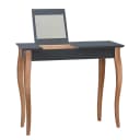 Schminktisch 85cm Schwarz/Anthrazit | Schwarz