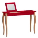 Schminktisch 105cm Rot/Rot | Rot