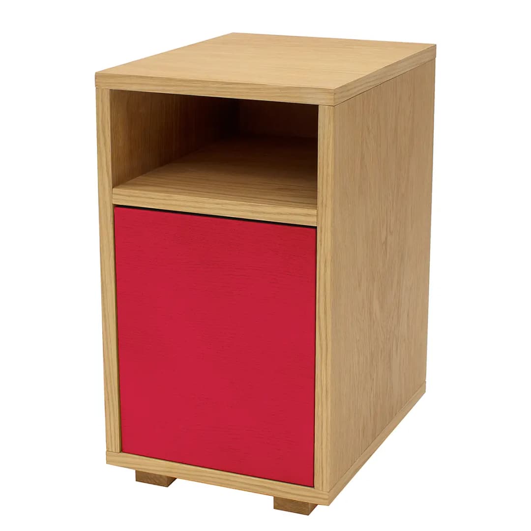 Nachttisch Slim | Rot