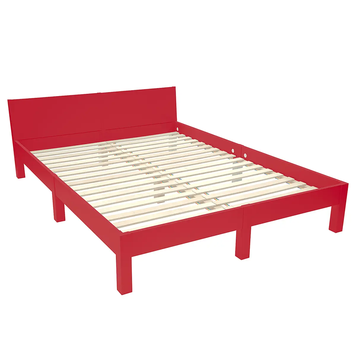 Bettgestell 160 x 220cm | Rot