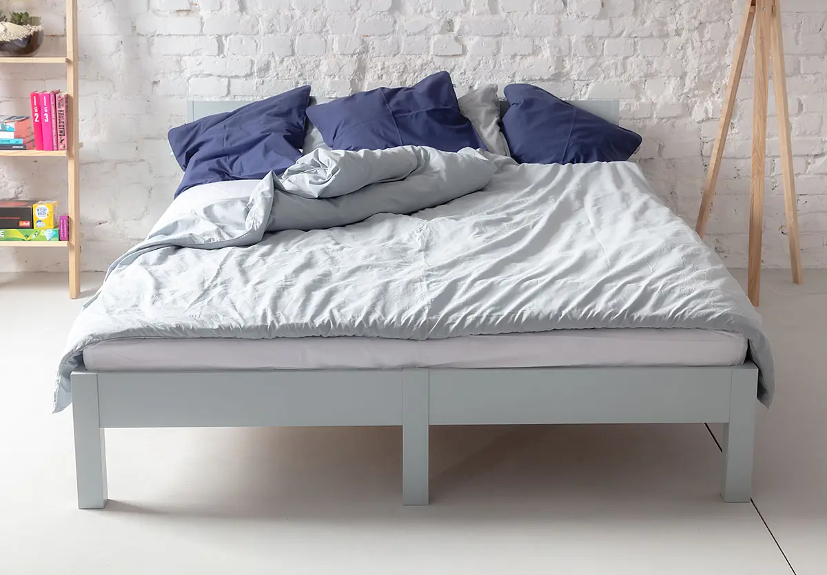 Bettgestell 140 x 220cm | Grau