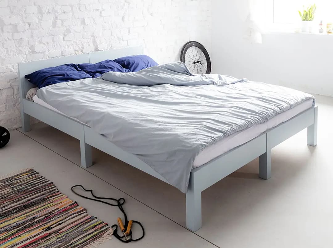 Bettgestell 140 x 220cm | Grau