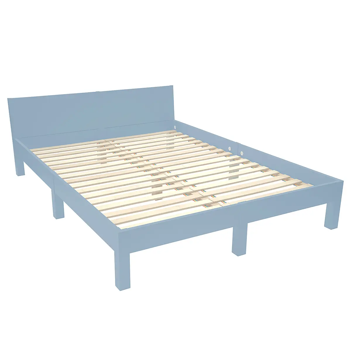 Bettgestell 180 x 220cm | Blau