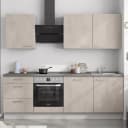 Küchenzeile High-Line Riva Kombi C 240cm | Grau