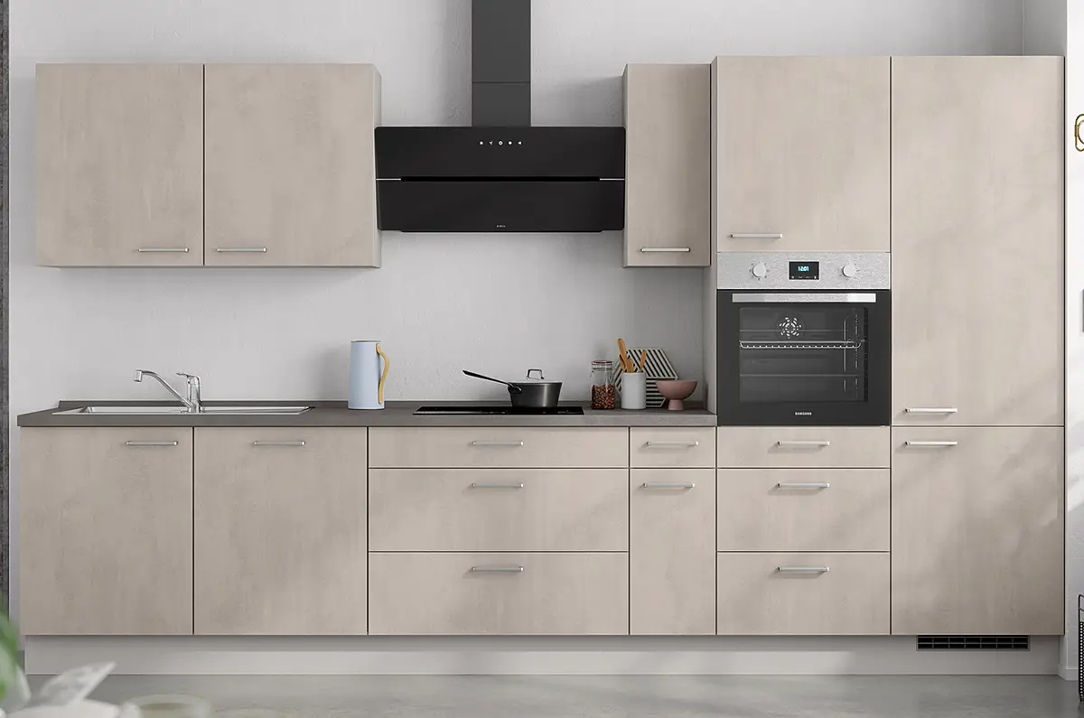 Nobilia Küchenzeile High-Line Riva Kombi D 360cm Ausrichtung rechts