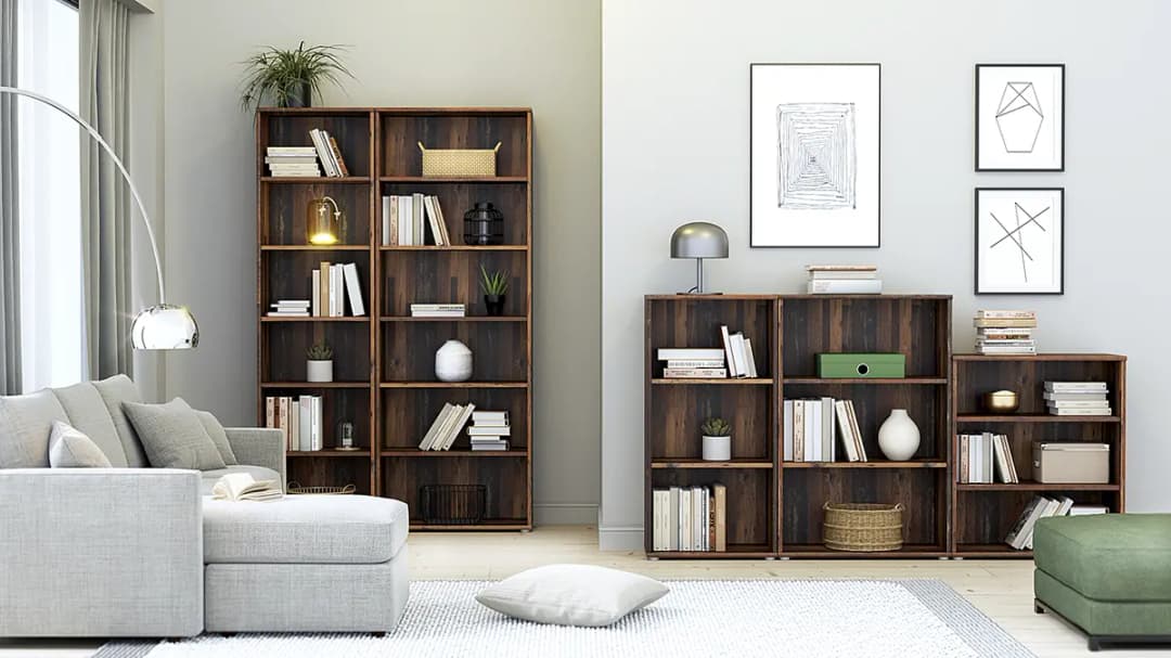 Büroregal Wall | Braun