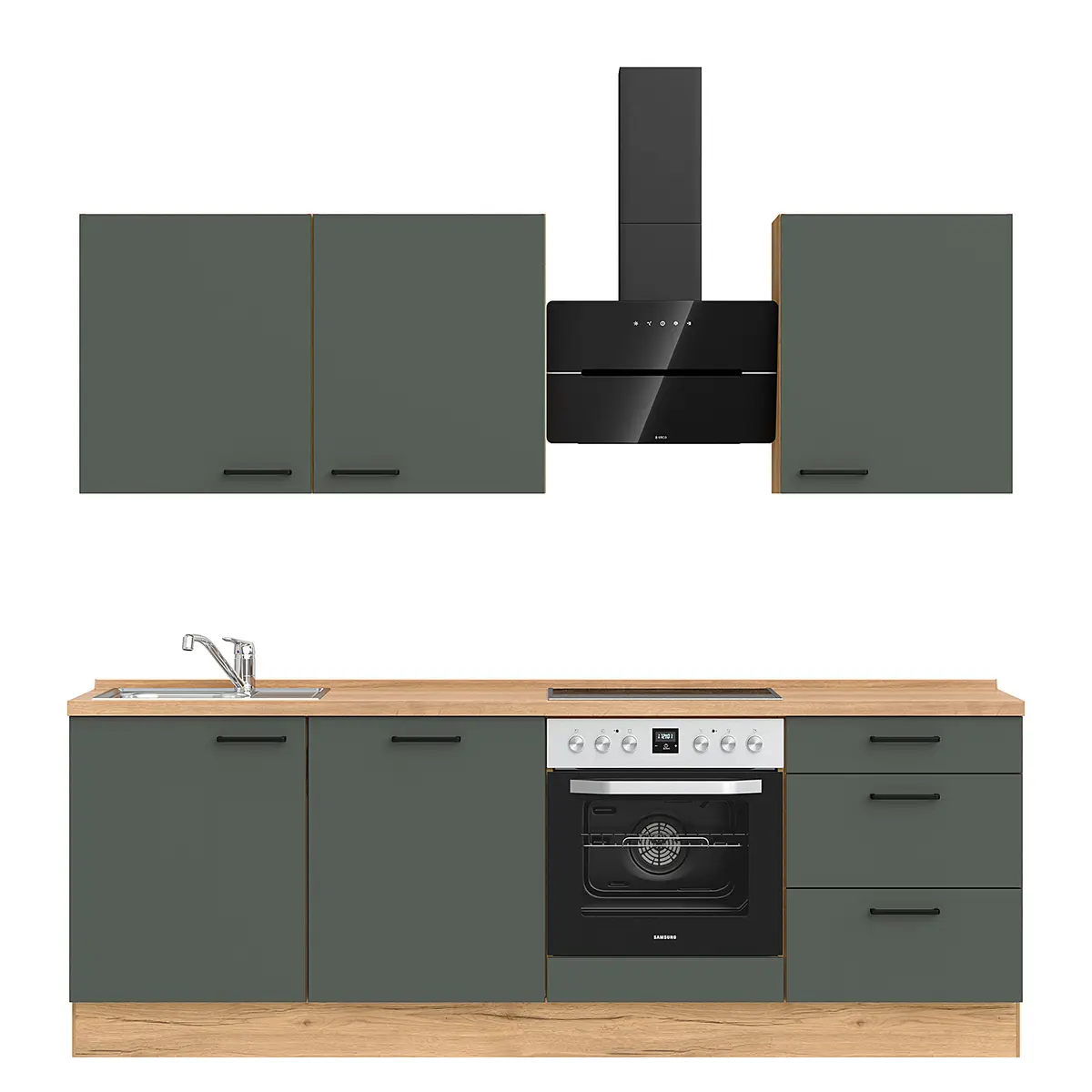 Nobilia Küchenzeile High-Line Easytouch Kombi C 240cm Ausrichtung