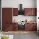Küchenzeile High-Line Easytouch Kombi B 300cm Ausrichtung | Rot
