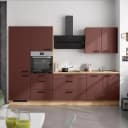 Nobilia Küchenzeile High-Line Easytouch Kombi D 300cm | Rot