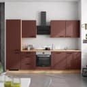 Küchenzeile High-Line Easytouch Kombi C 300cm | Rot