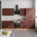 Küchenzeile High-Line Easytouch Kombi C 330cm | Rot