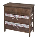 Kommode Erskine mit Schubladen 60cm Braun/Braun | Braun