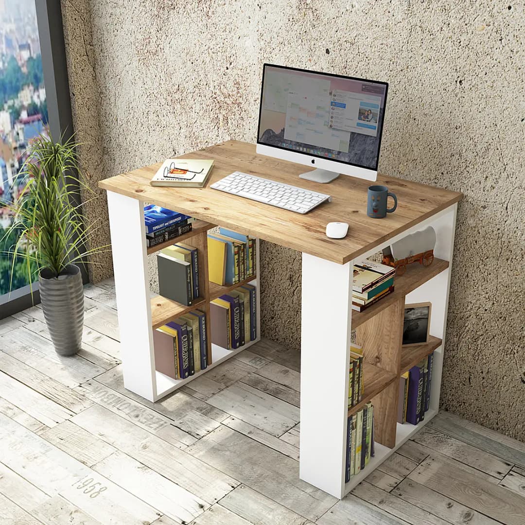 loftscape Schreibtisch Miluo | Weiß