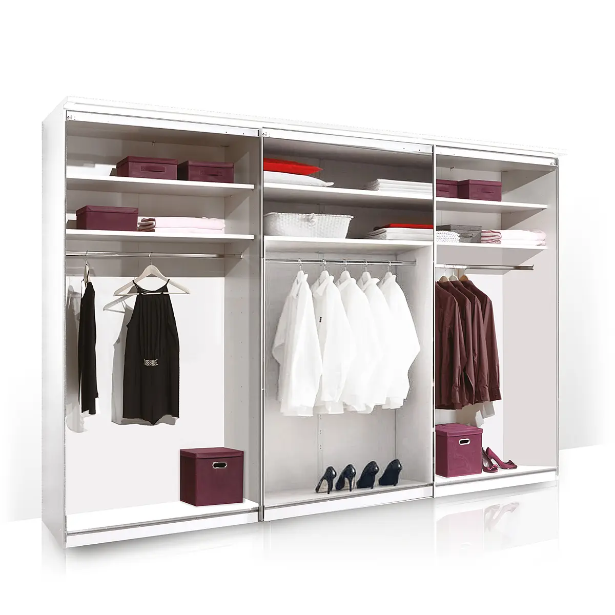 Schwebetürenschrank Sinfonie Plus Typ A | Braun