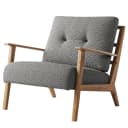 Sessel Bony | Grau