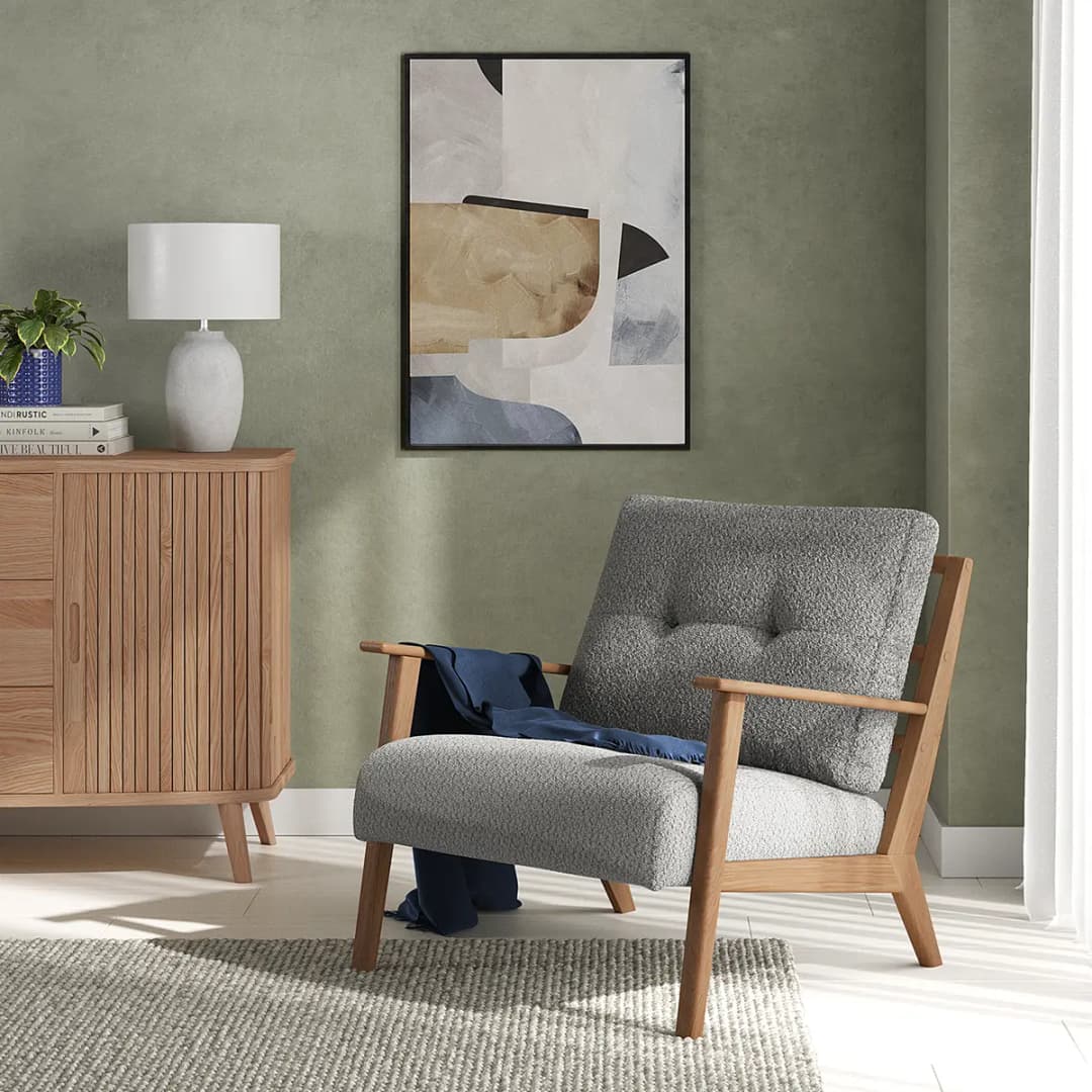 Sessel Bony | Grau