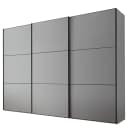 Schwebetürenschrank Includo Typ A 280cm Grau/Silbergrau | Grau