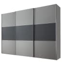 Schwebetürenschrank Includo Typ B | Grau
