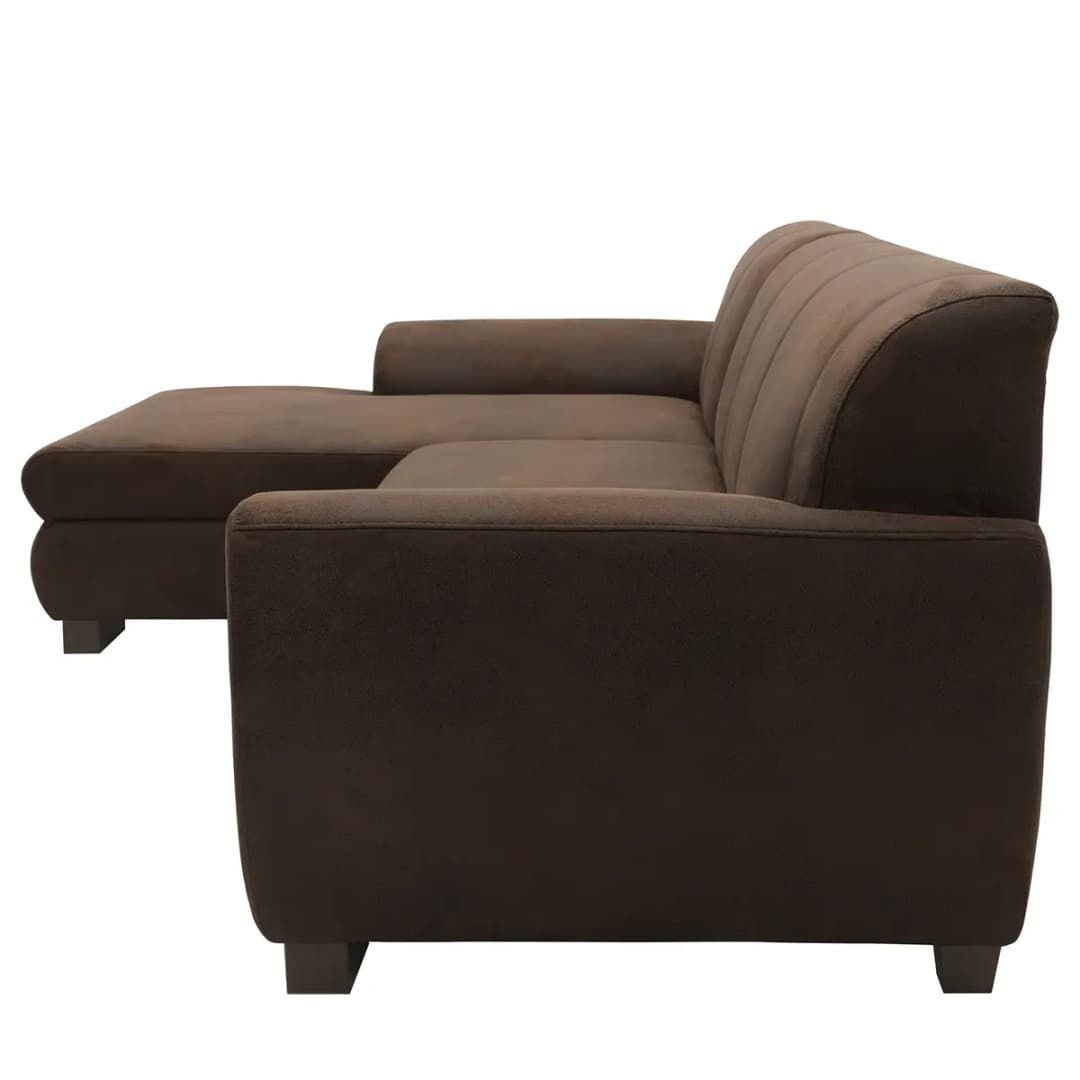 Ecksofa Lefroy | Braun