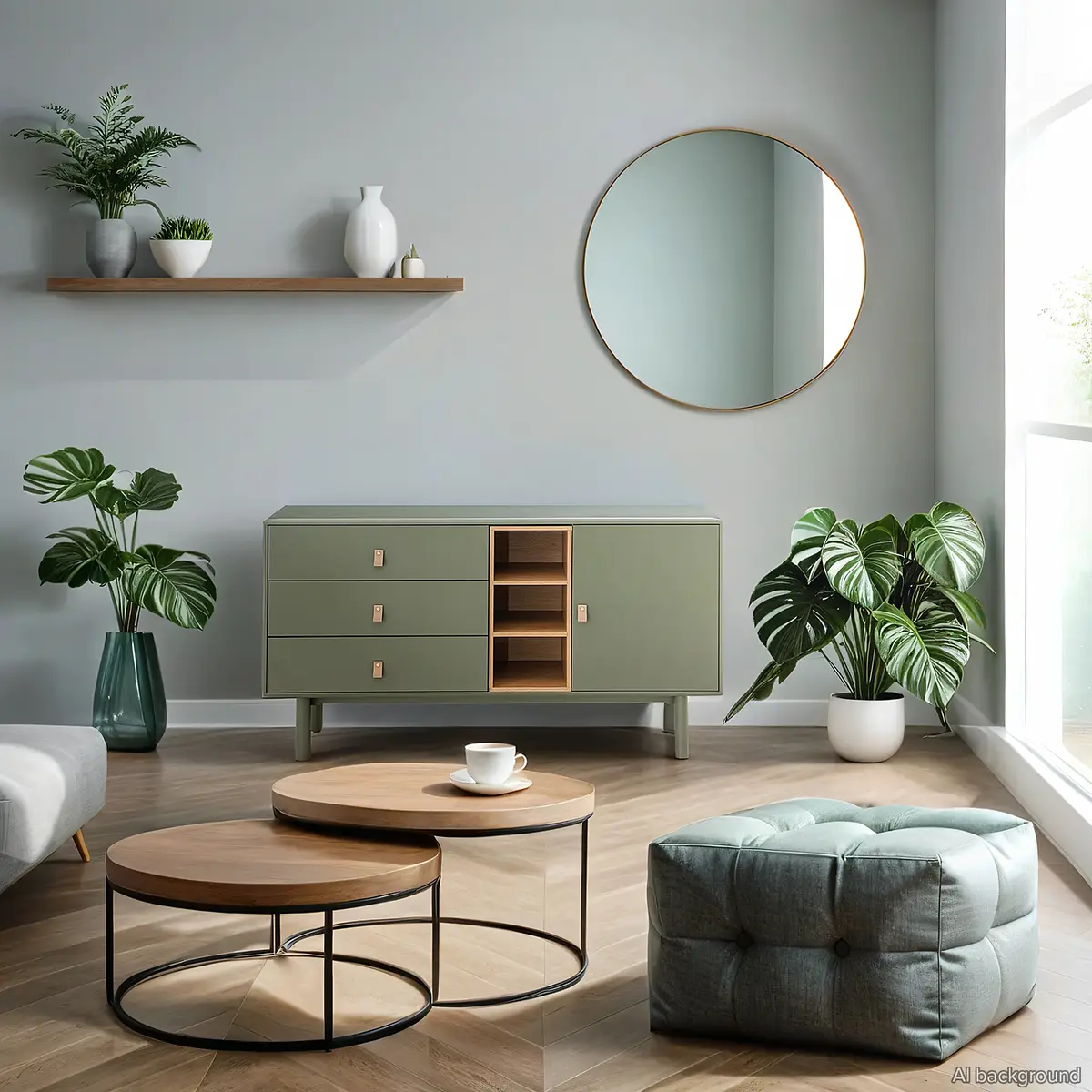 Sideboard Lindale | Grün