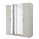 Drehtürenschrank Skandi | Grau