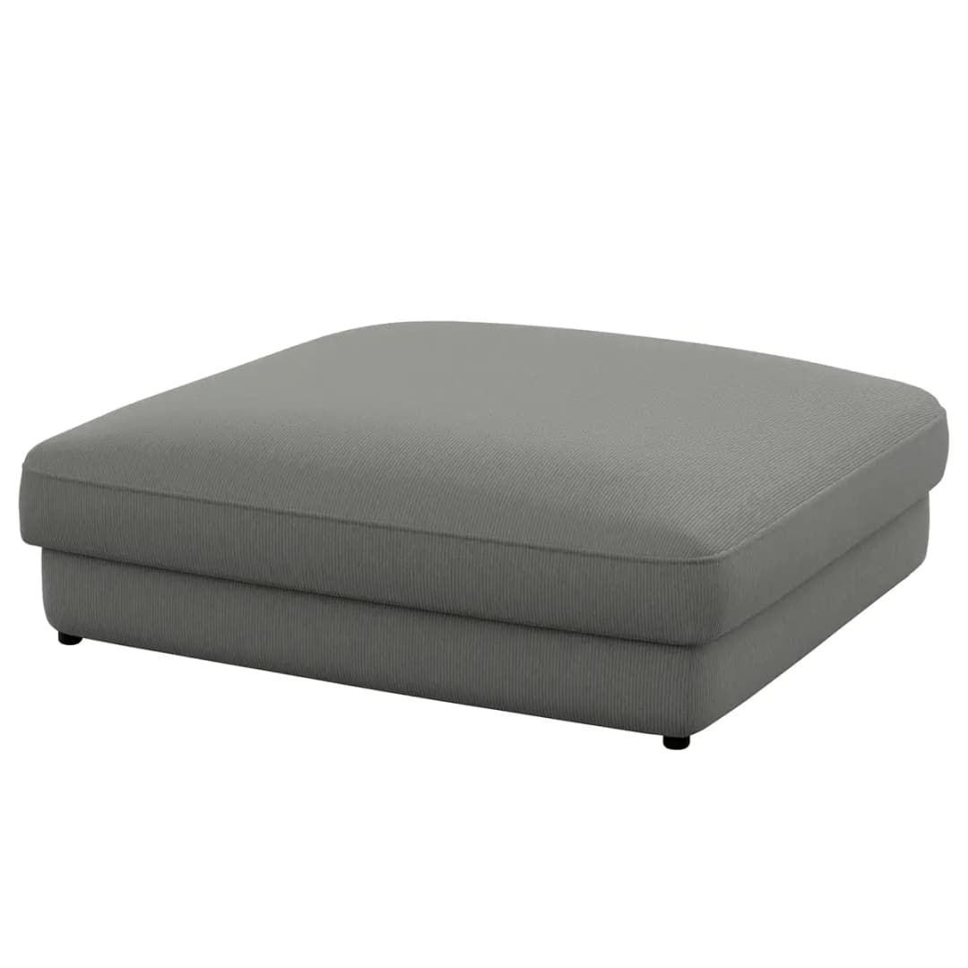 Polsterhocker Maiva | Grau