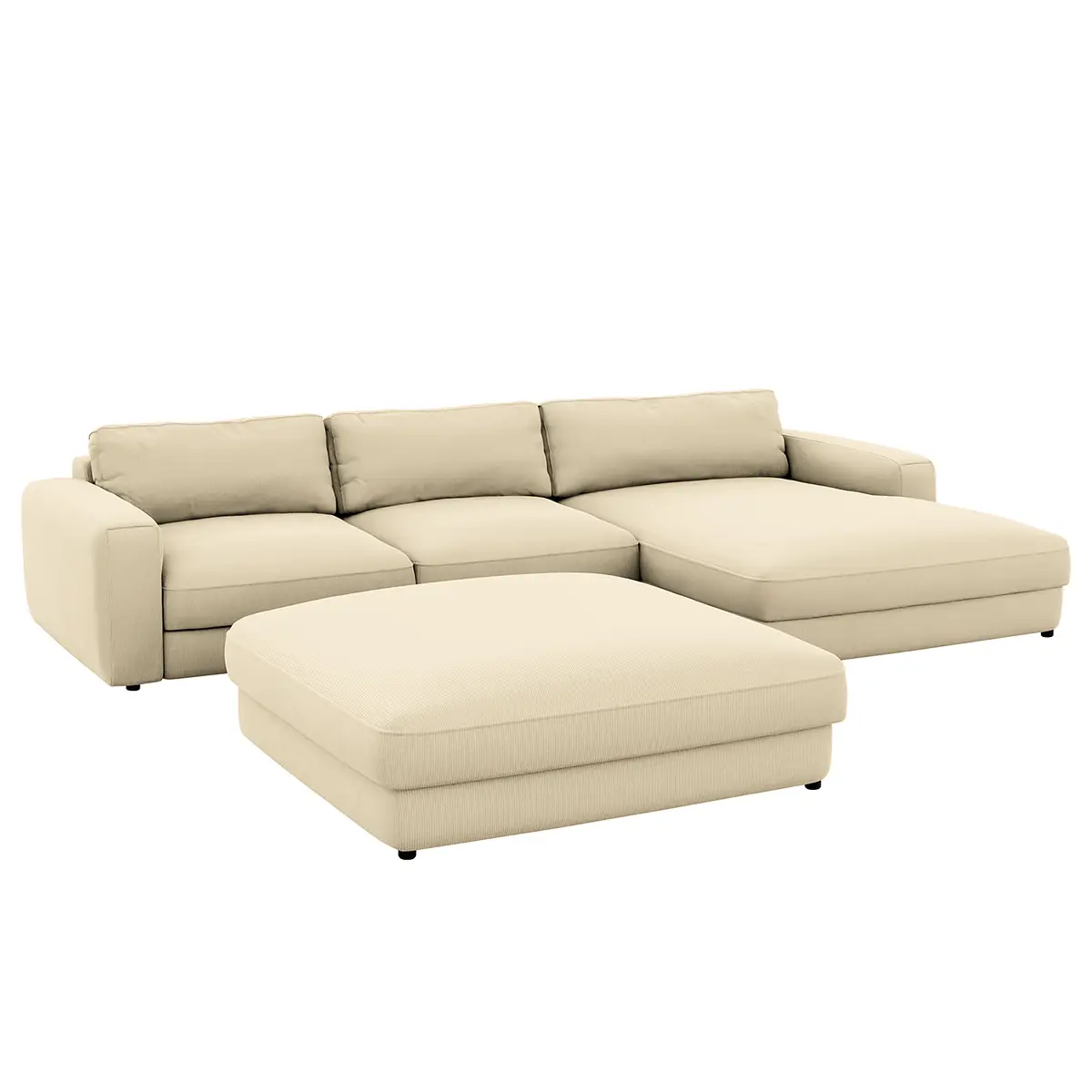 Polsterhocker Maiva | Beige