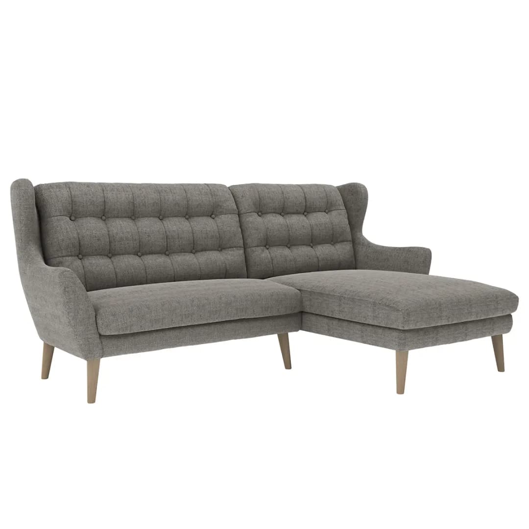 Ecksofa Zarza | Grau