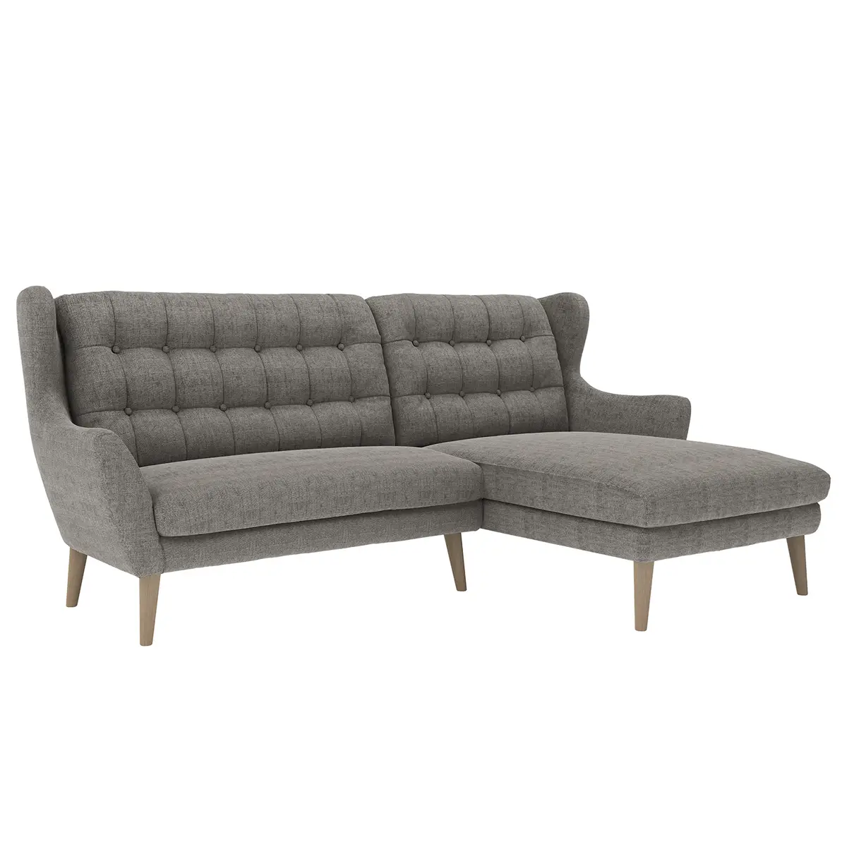 Ecksofa Zarza | Grau