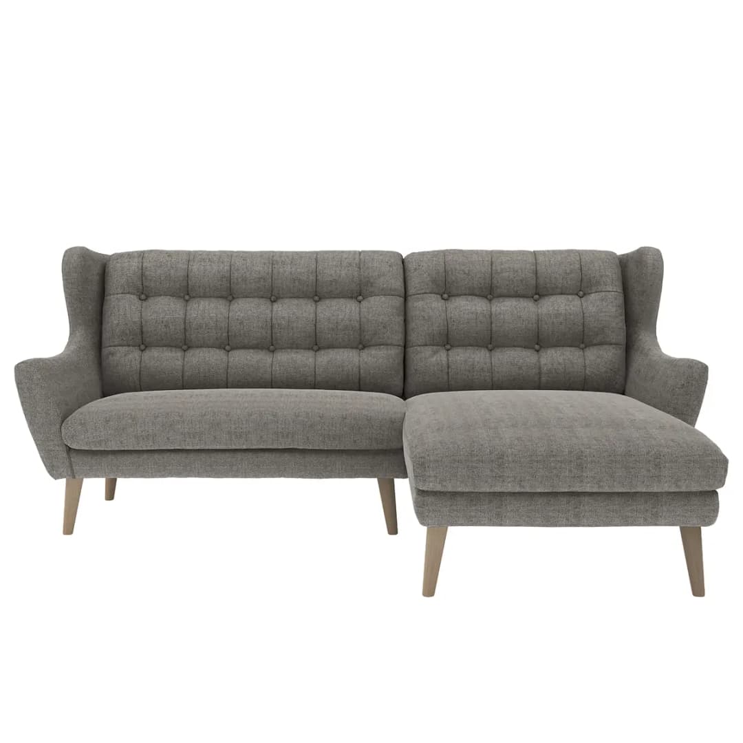 Ecksofa Zarza | Grau