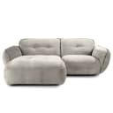 Ecksofa Lascari | Silber
