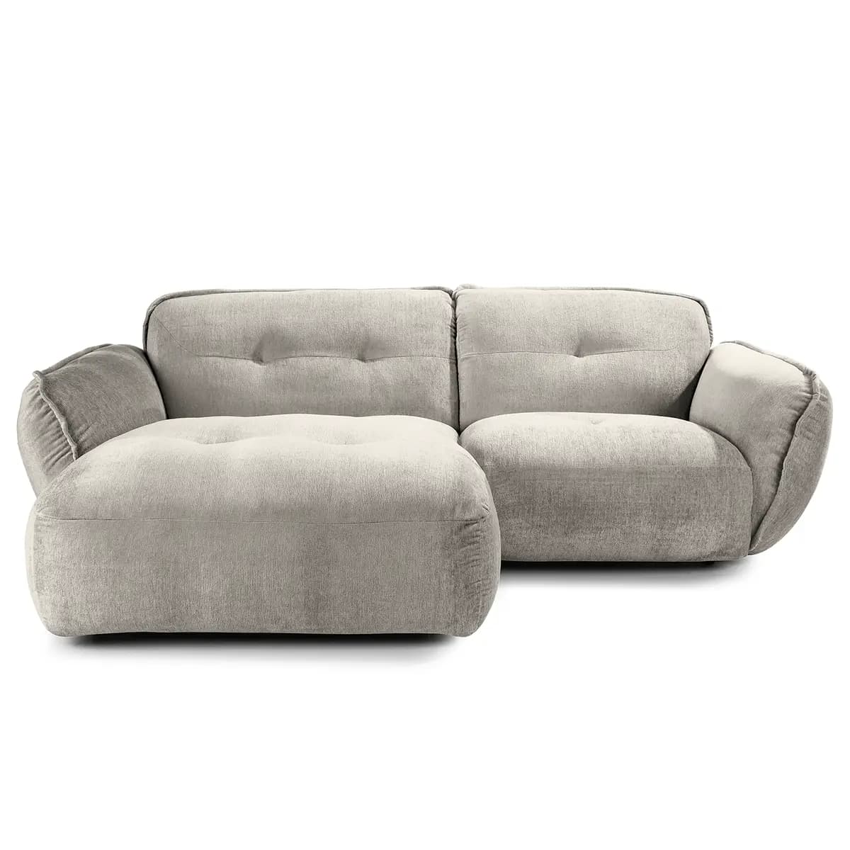 Ecksofa Lascari | Silber