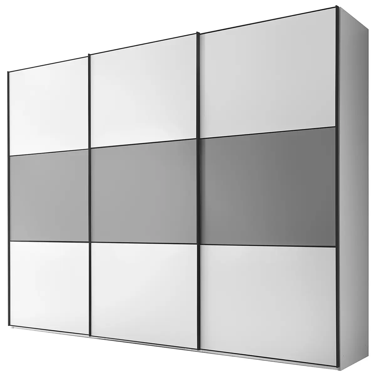 Schwebetürenschrank Includo Typ B | Weiß
