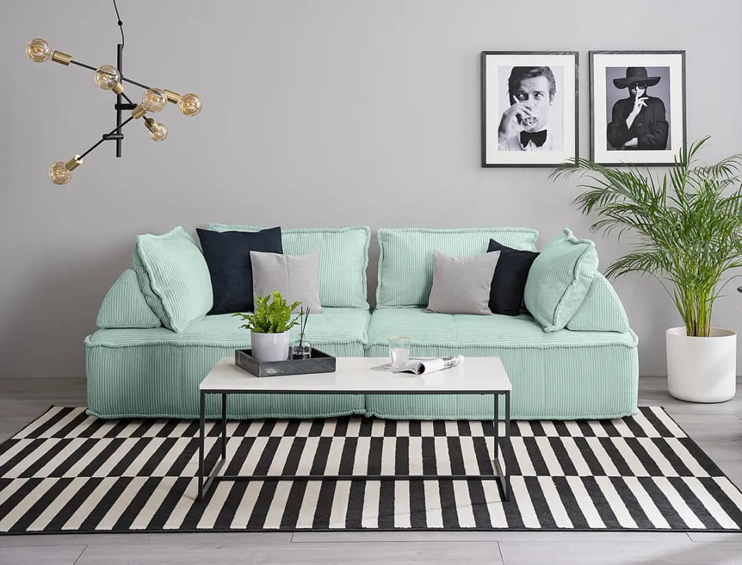 2-Sitzer Sofa Riganton | Blau