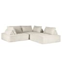 Ecksofa Riganton | Weiß