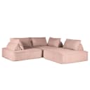 Ecksofa Violett | Mehrfarbig