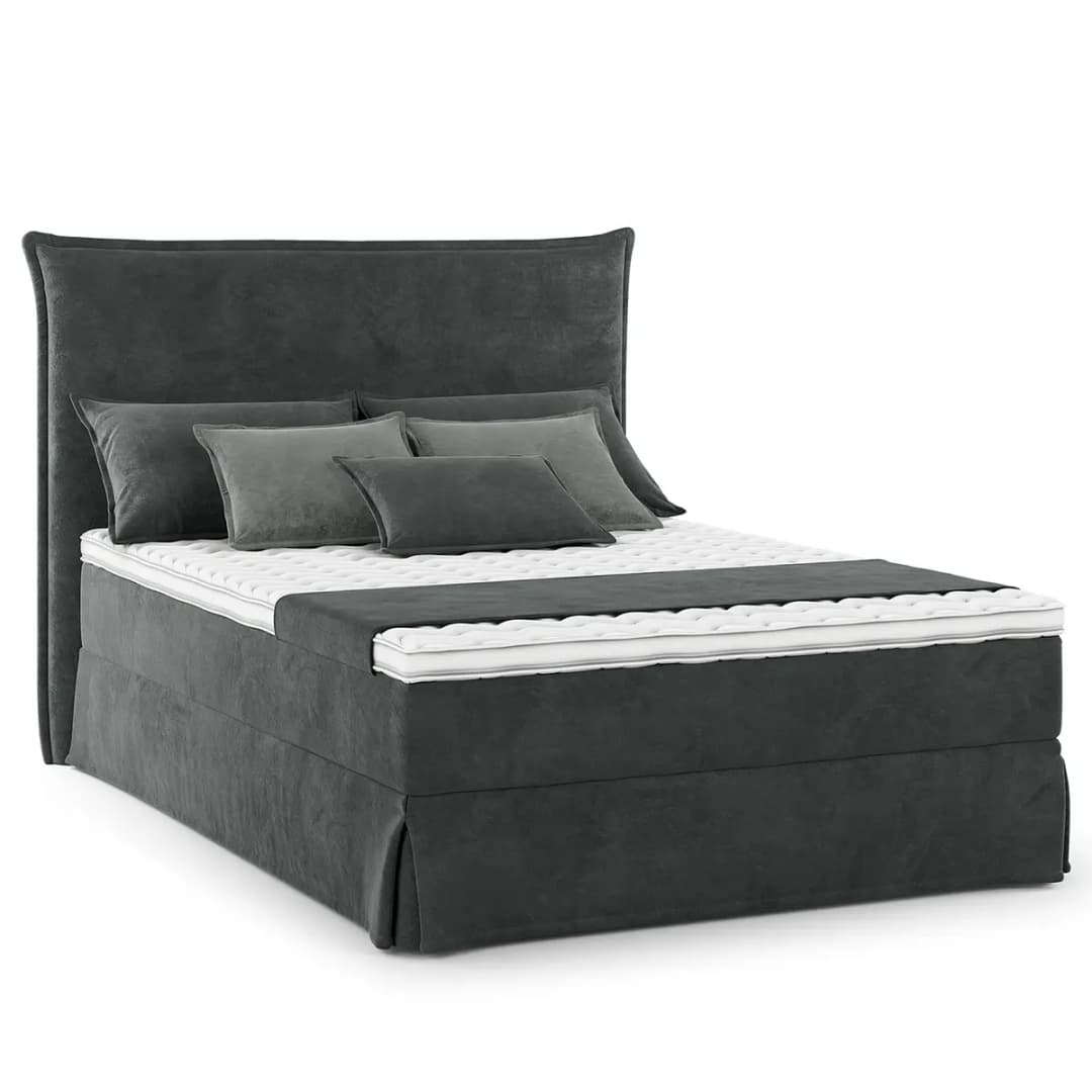 Boxspringbett Vaia | Grau