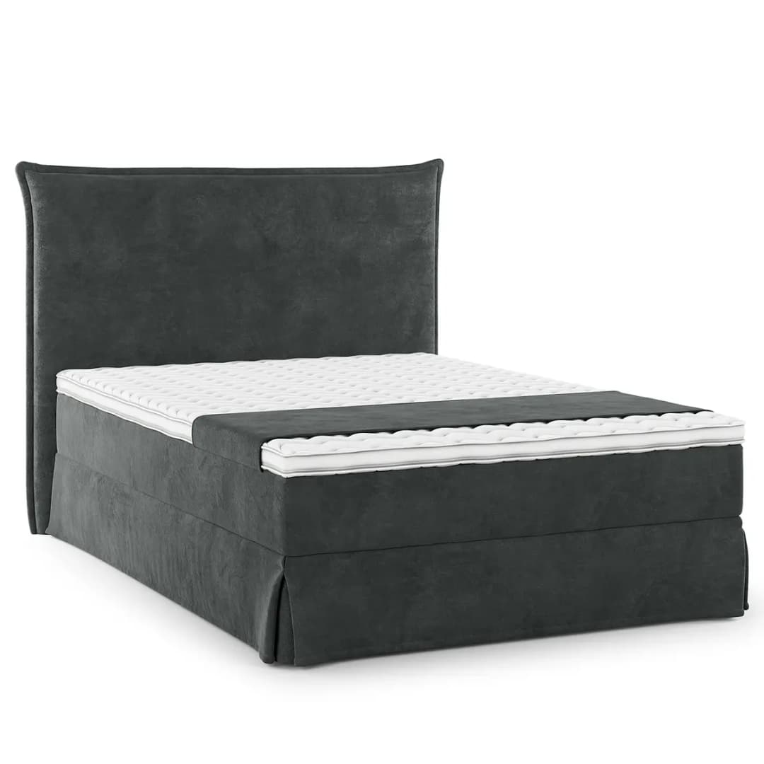 Boxspringbett Vaia | Grau