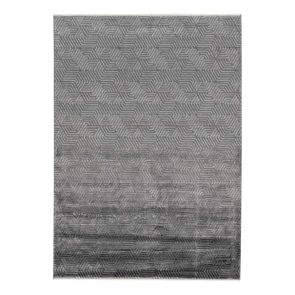 Kurzflorteppich Scala Grau/Grau 200 x 290cm | Grau