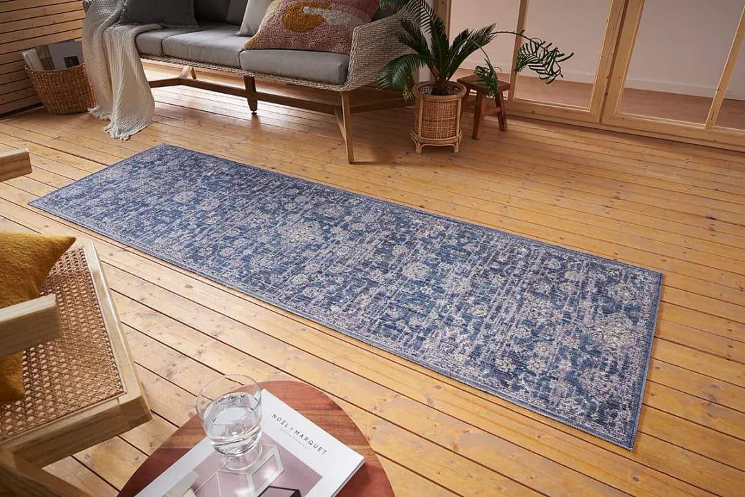 In- und Outdoor Teppich Alexandria Blau | Blau