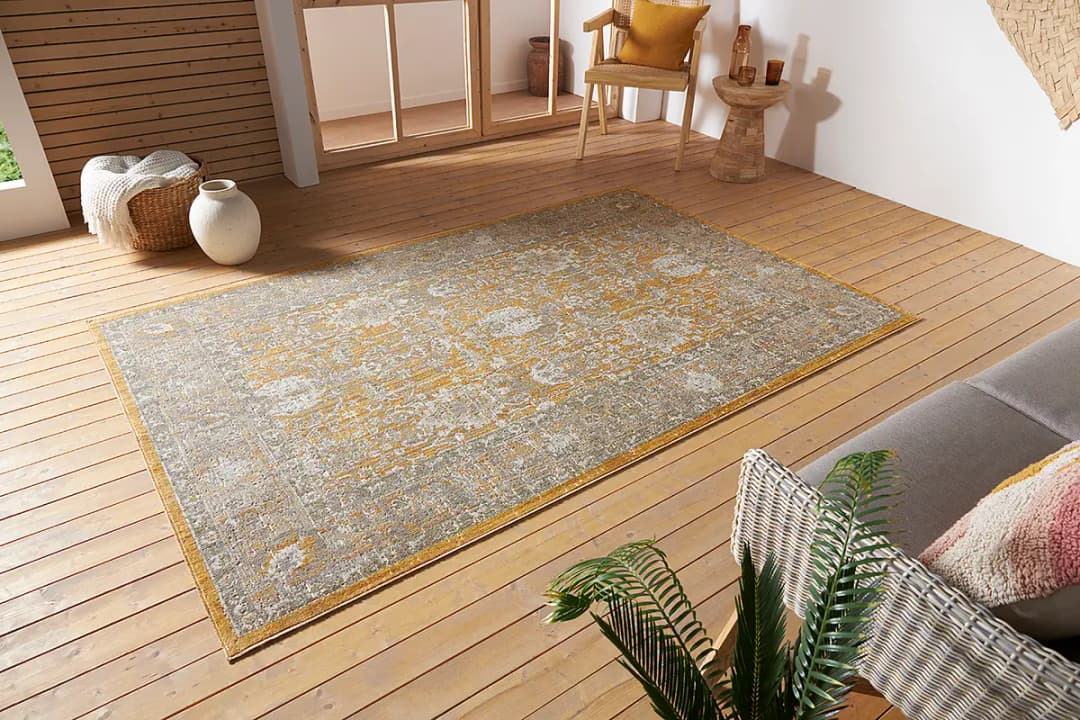 In- und Outdoor Teppich Port Luxor | Gold