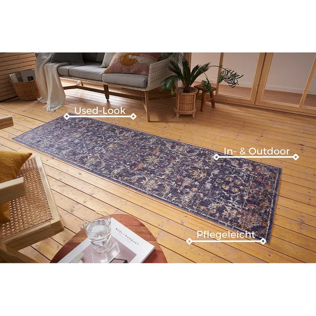 In- und Outdoor Teppich Sues | Mehrfarbig