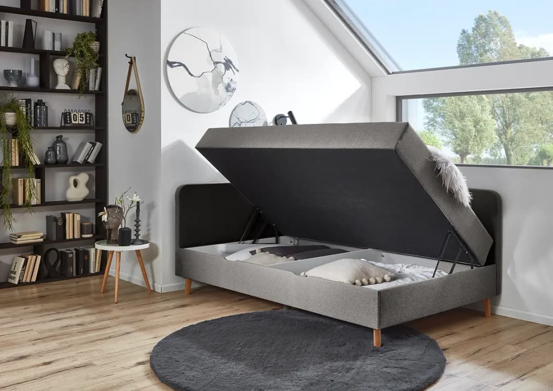 Polsterbett Cabana | Grau