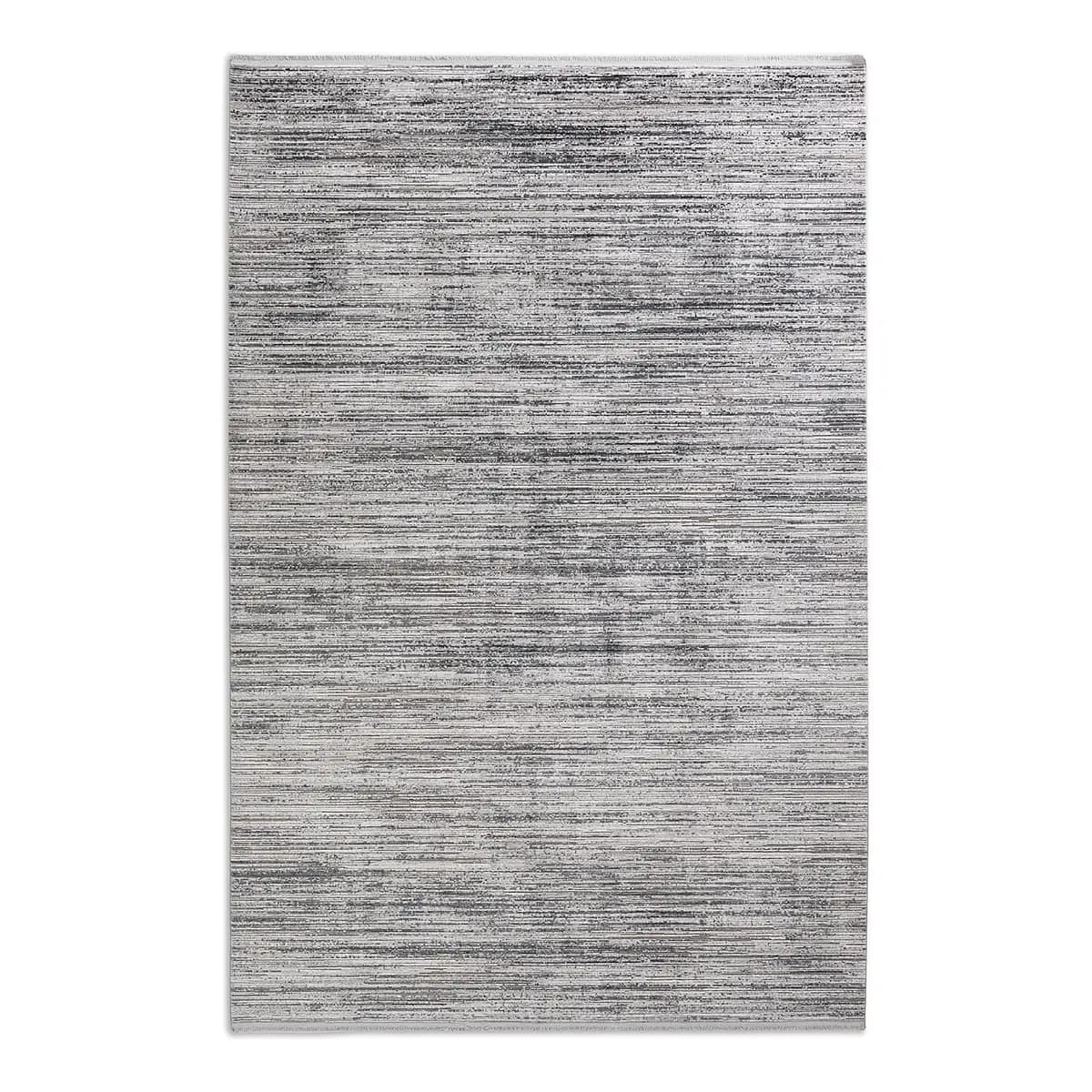 Kurzflorteppich Gravina | Schwarz