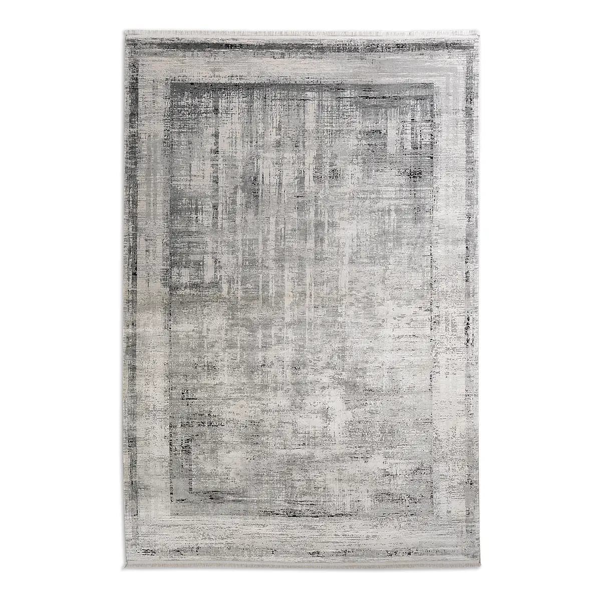 Kurzflorteppich Gravina | Silber
