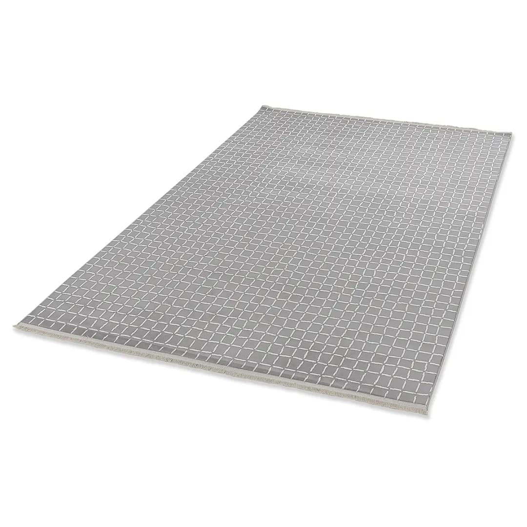 Kurzflorteppich Magic Silber/Silber | Silber