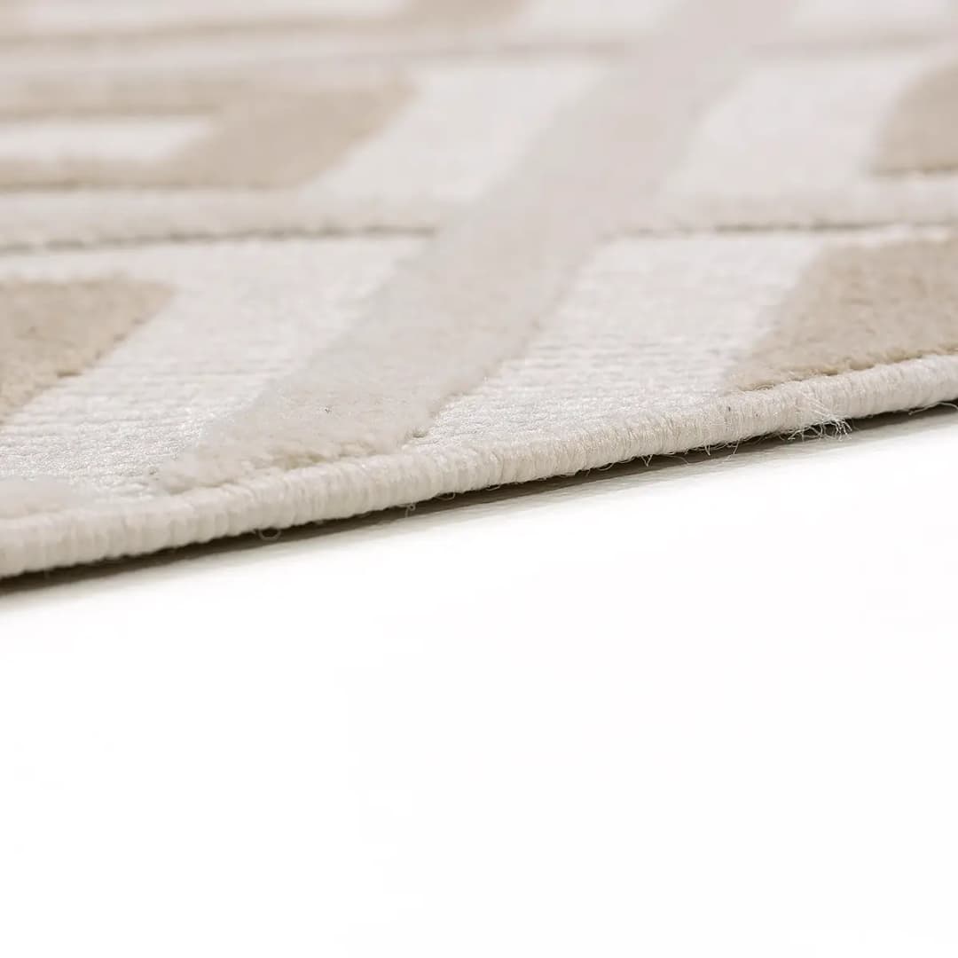 In- / Outdoorteppich Summer Beige/Weiß/Beige | Beige