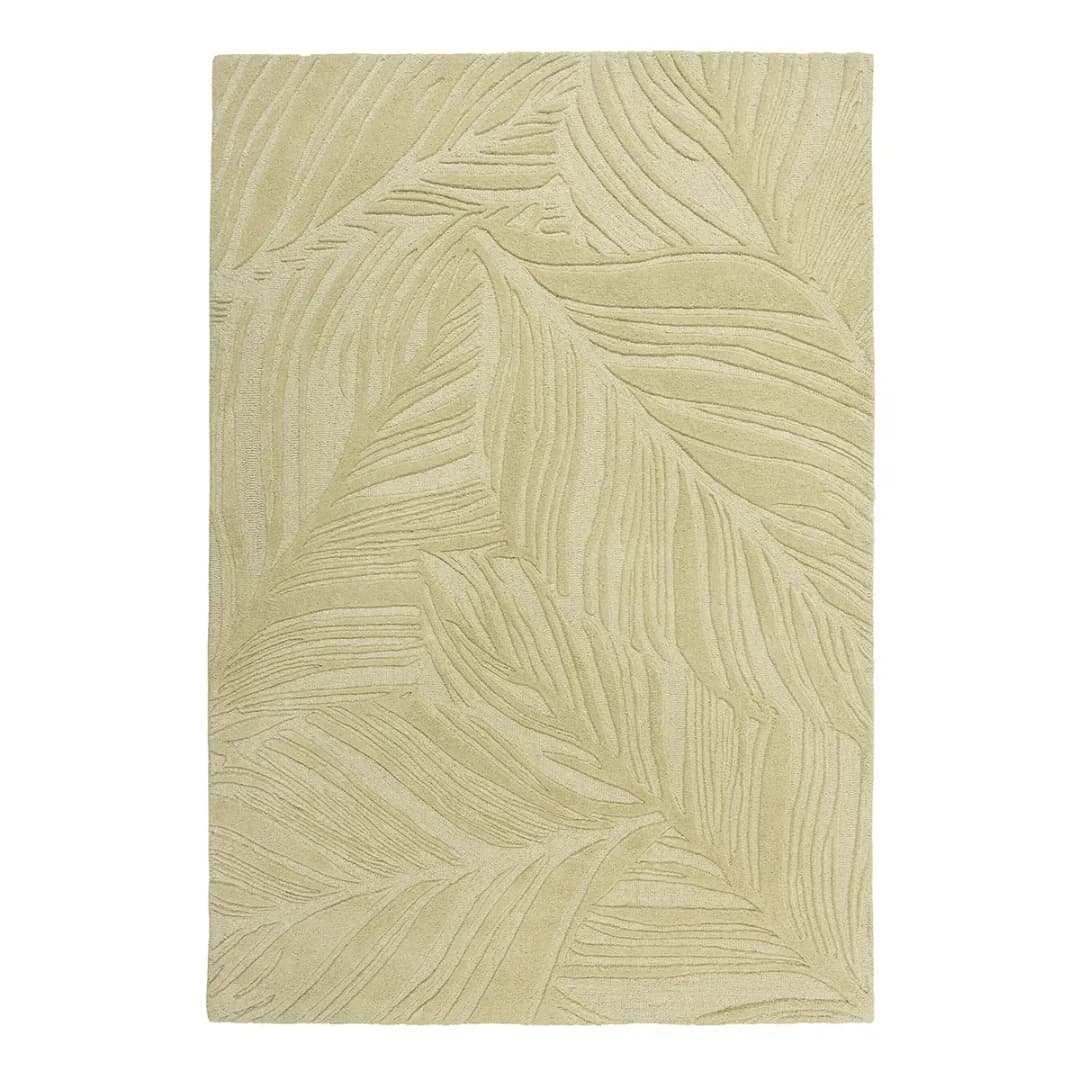 Wollteppich Lino Leaf Grün/Hellgrün 200 x 290cm Wolle | Grün