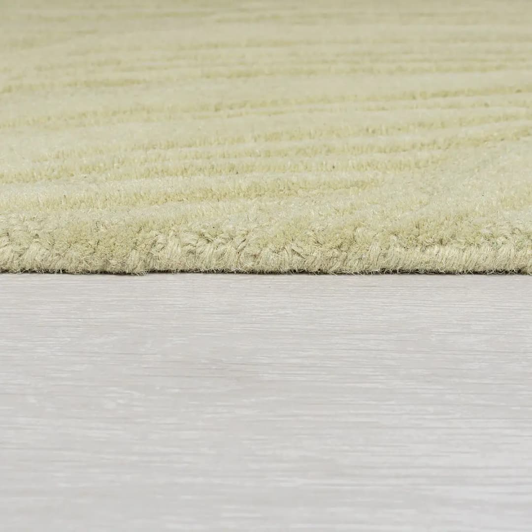 Wollteppich Lino Leaf Grün/Hellgrün 200 x 290cm Wolle | Grün