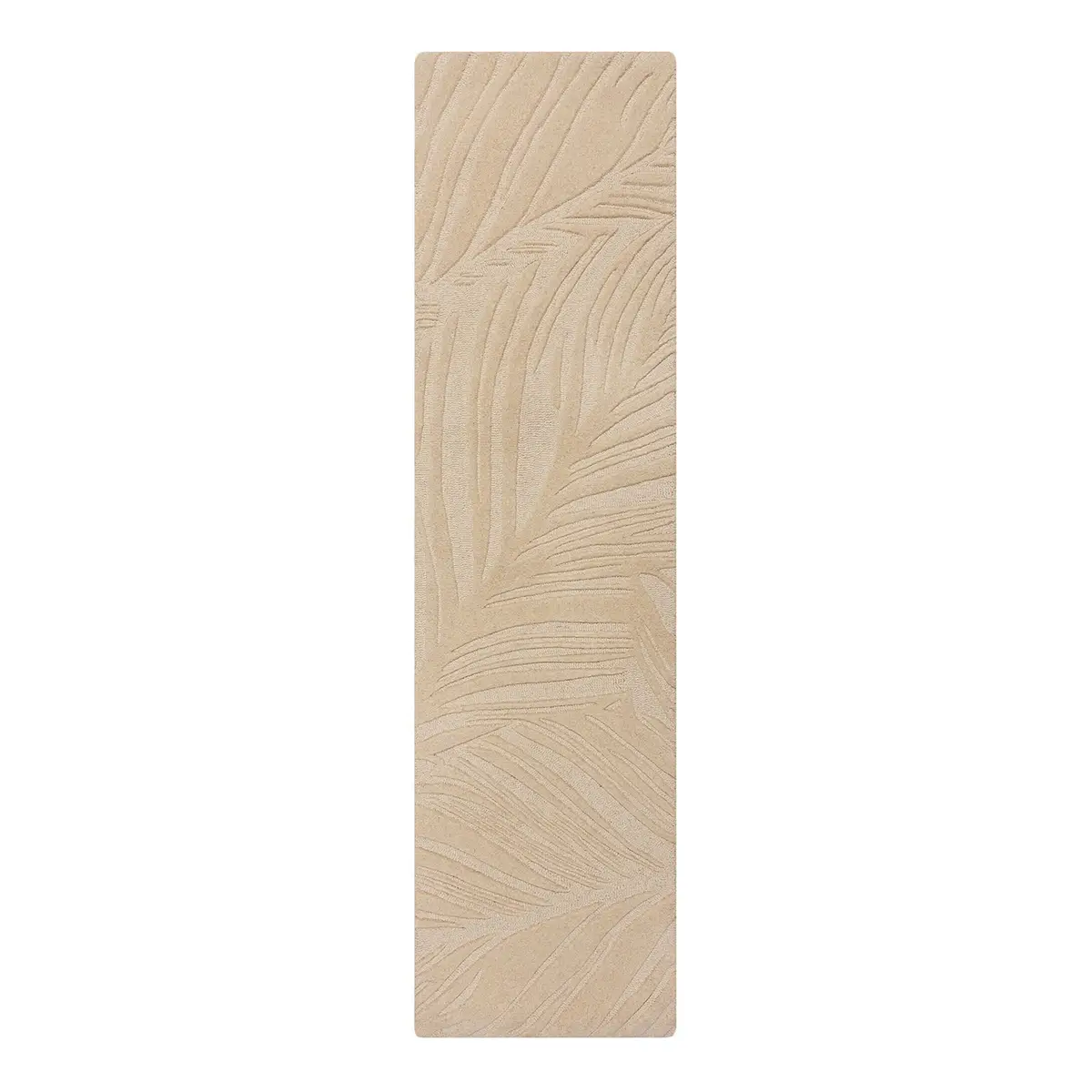 Wollteppich Lino Leaf Beige/Beige 60 x 230cm | Beige